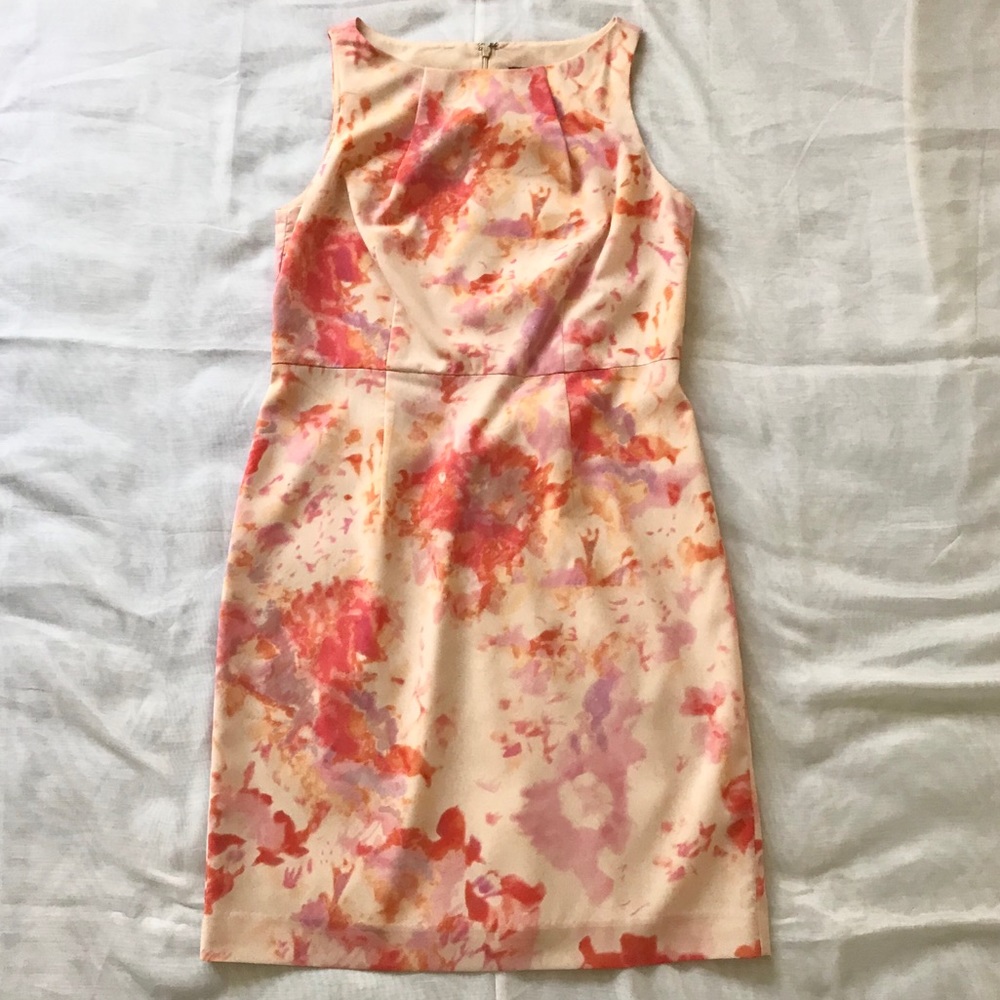 ANN TAYLOR- Petites -Floral Sleeveless Dress Sz10P